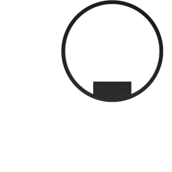 Настенный светильник (бра) MAYTONI RIM MOD058WL-L25BK